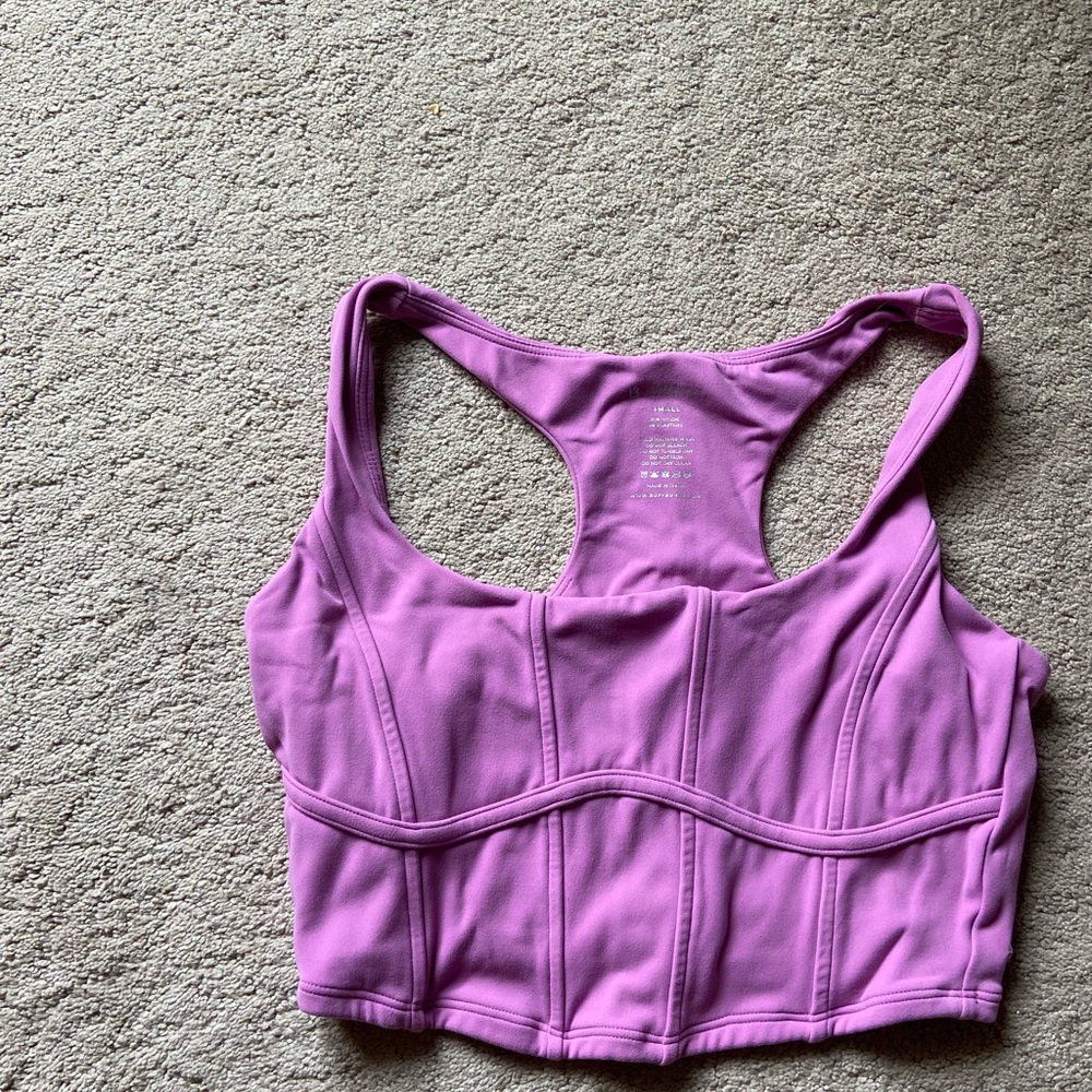 Buffbunny corset crop sugar plum pink size small